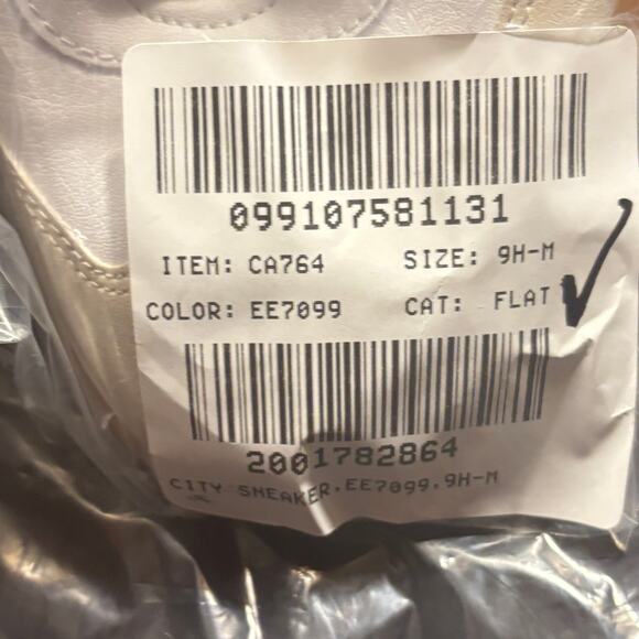 J Crew City Tour Sneakers 9.5 White Cream NWT CA764 J.Crew Gum Sole Comfort - Picture 5 of 7